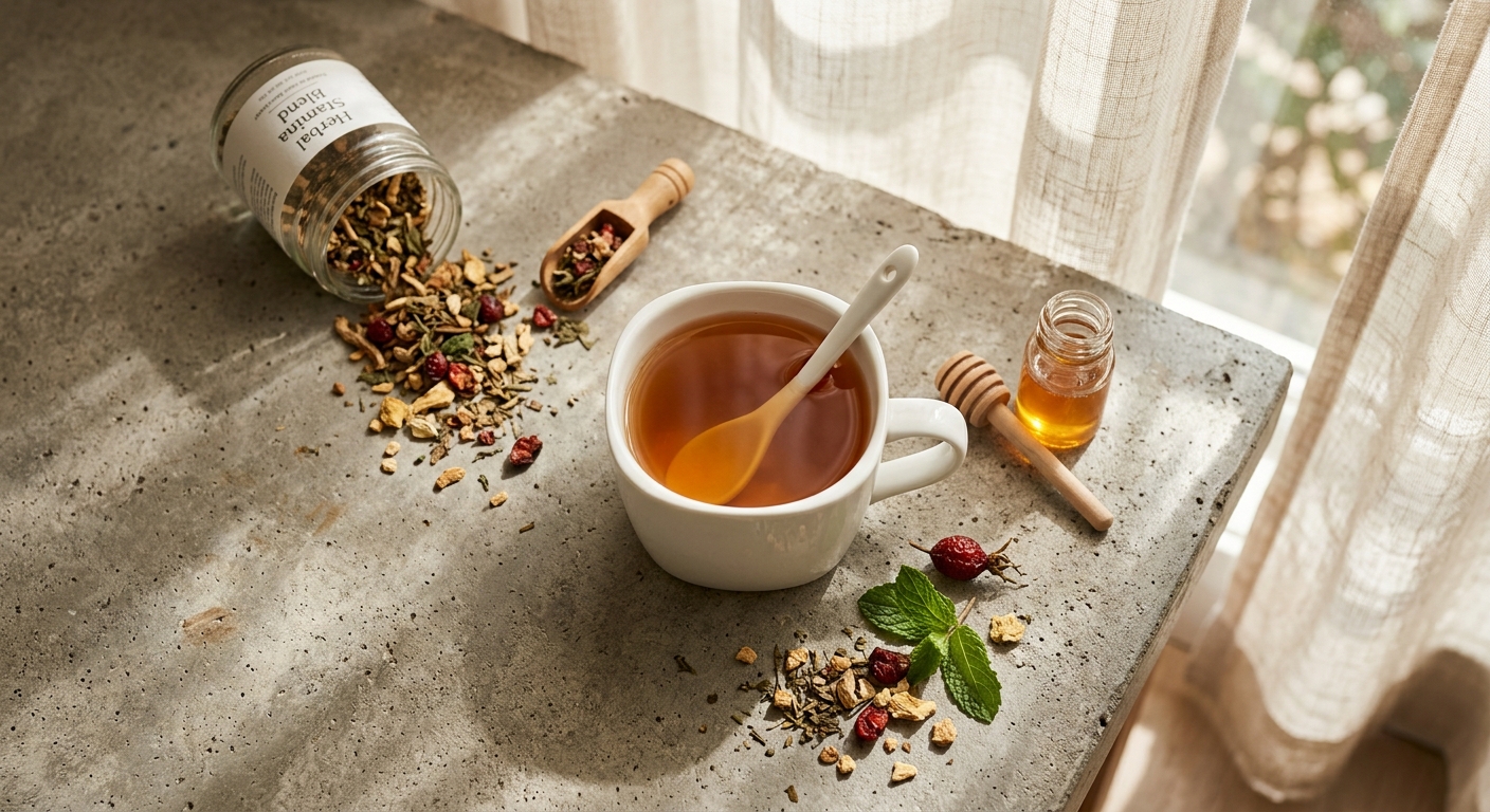 Caffeine-Free Energy Tea: Herbal Stamina in Every Sip