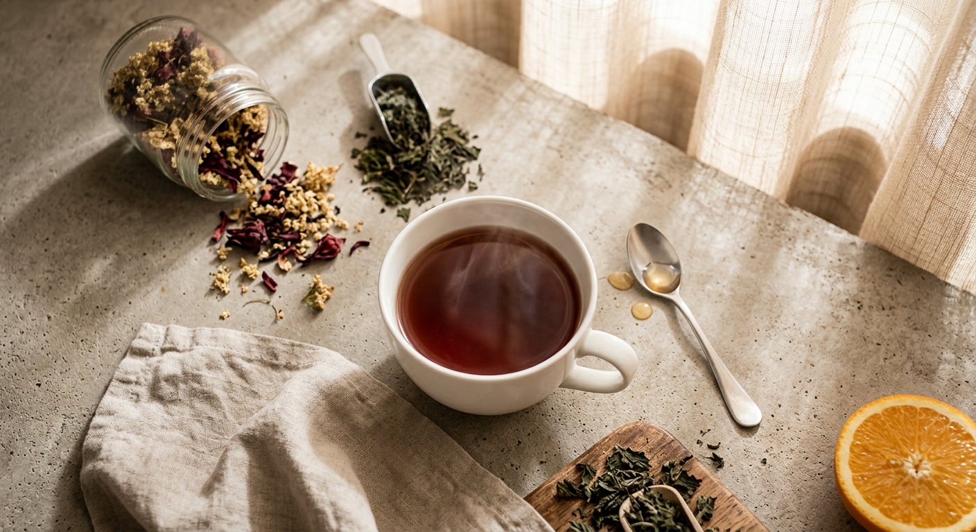 Quercetin-Rich Herbal Tea: The Antiviral Blend That Fortifies Your Immune System