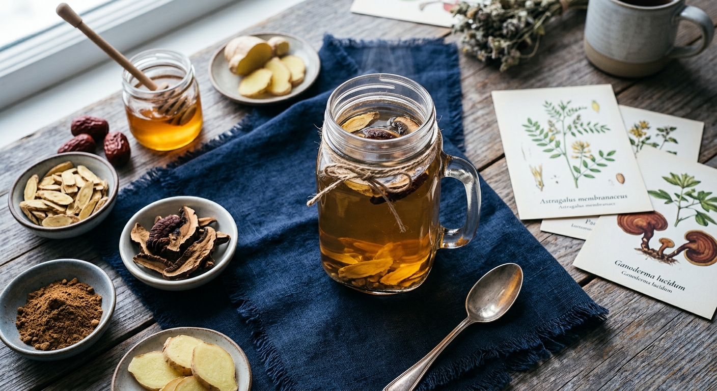 Astragalus and Reishi Blend Tea: The Ancient Immunity Tonic You Should Be Brewing
