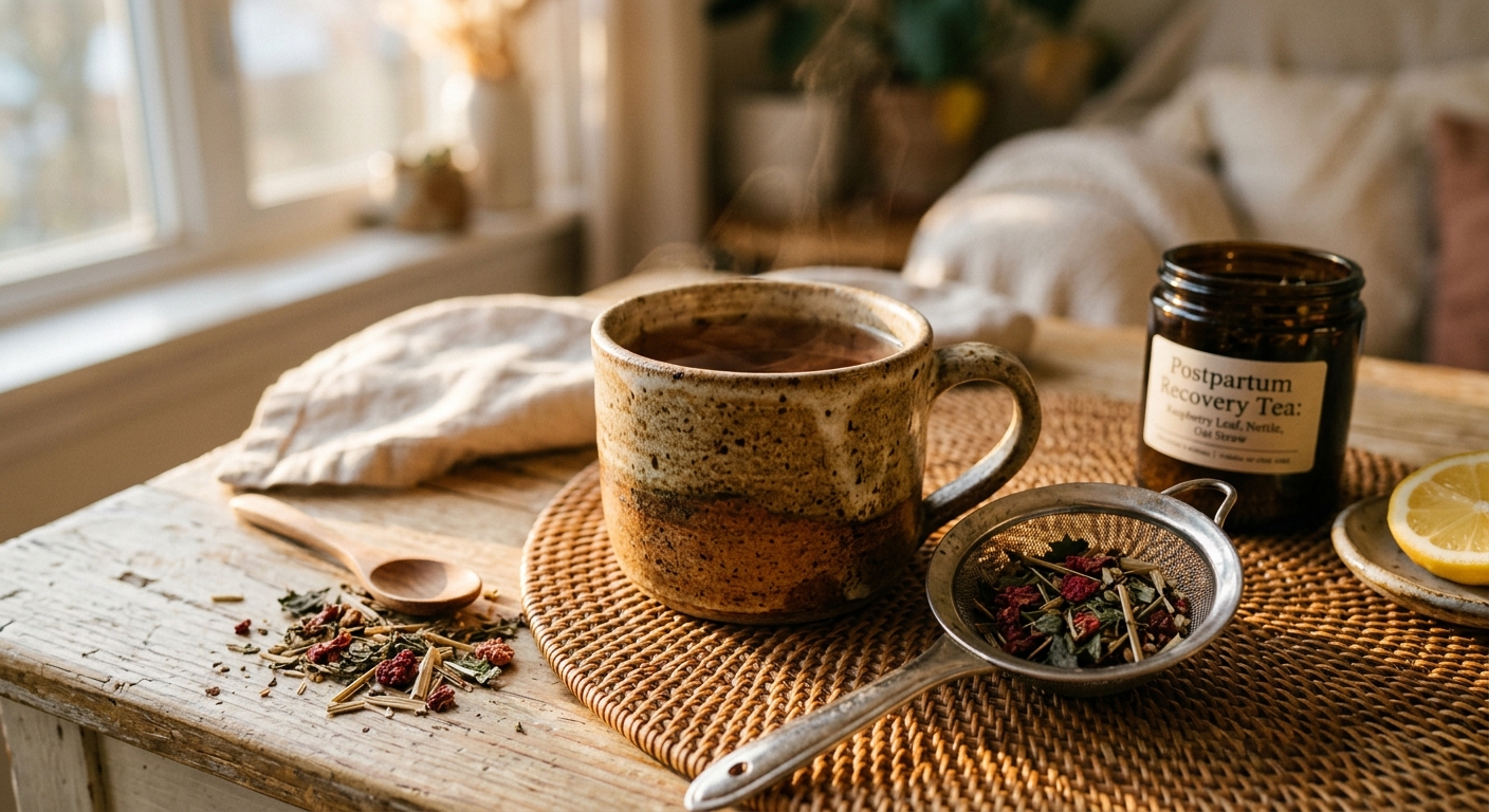 Postpartum Recovery Tea: A Nourishing Herbal Blend for New Mothers