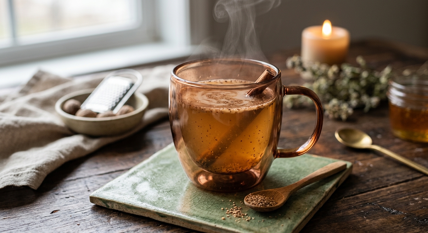 Nutmeg Tea for Sleep: The Ancient Spice That Calms Your Mind at Night