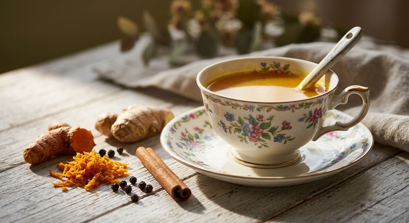 Turmeric Immune Tea: The Golden Root That Fights Inflammation and Fortifies Your Defenses
