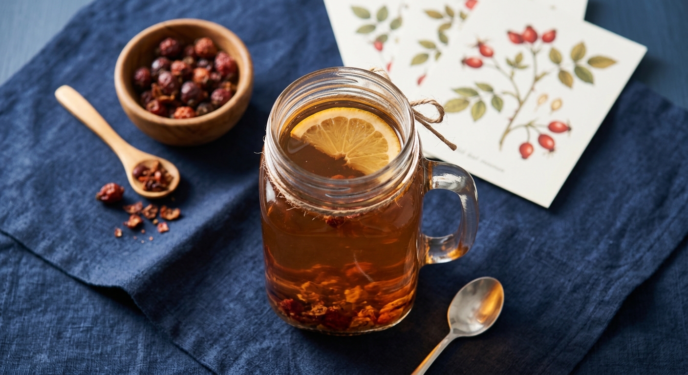 Rose Hip Tea: The Vitamin C Powerhouse That Calms Stress and Boosts Immunity