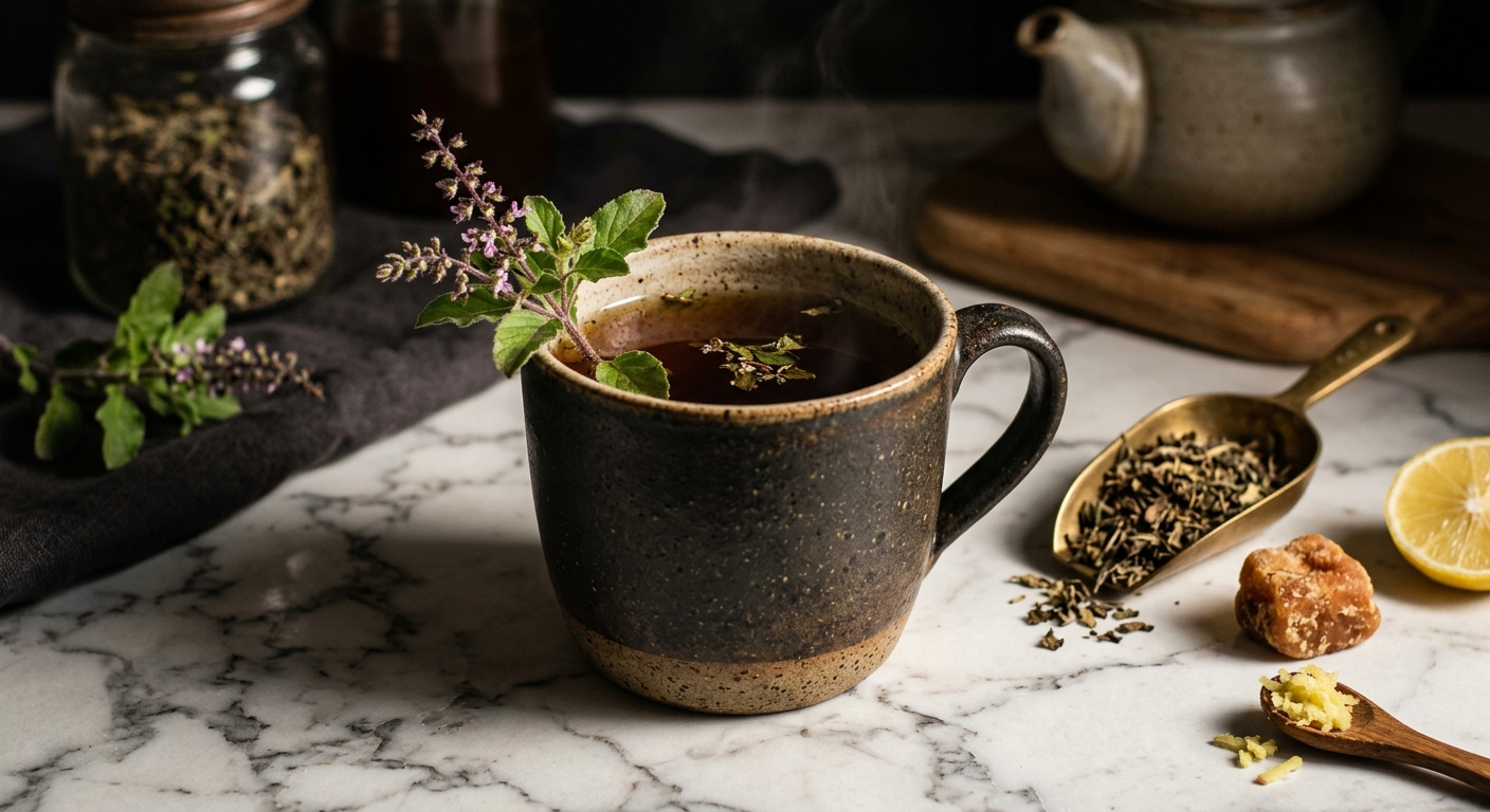 Holy Basil Tulsi Tea: The Sacred Adaptogen for Stress Relief and Mental Clarity