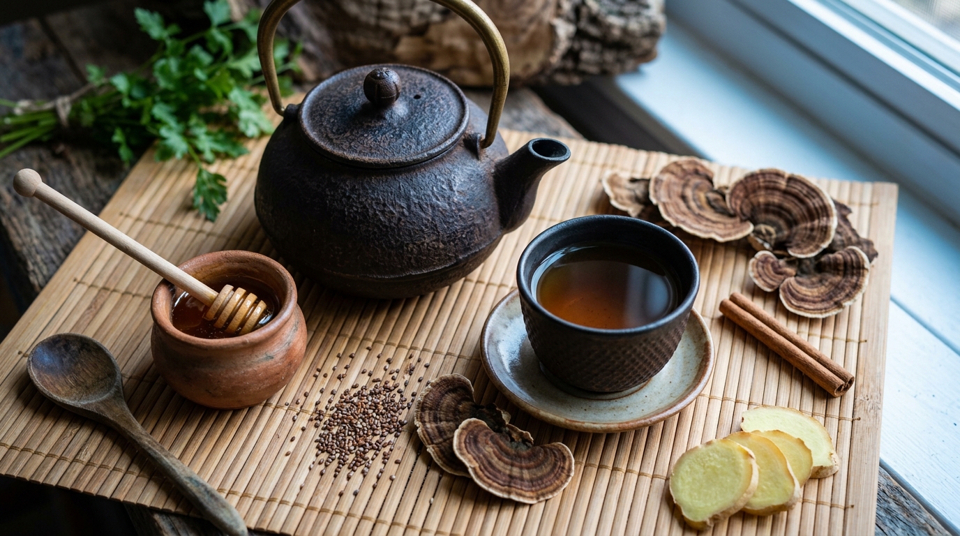 Turkey Tail Immune Tea: The Forest Mushroom Brew That Supports Your Body's Defenses