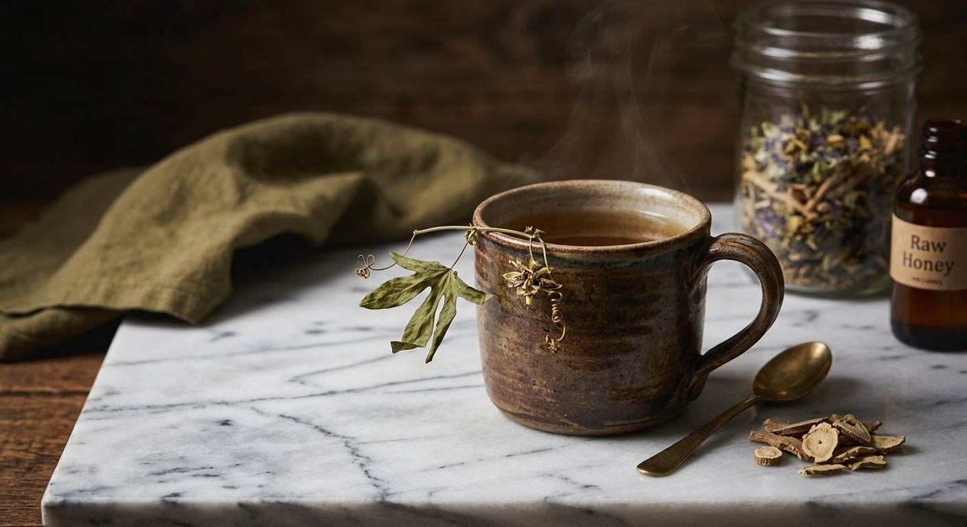 Passionflower and Ashwagandha Blend Tea: A Calming Brew for Stress and Anxiety Relief