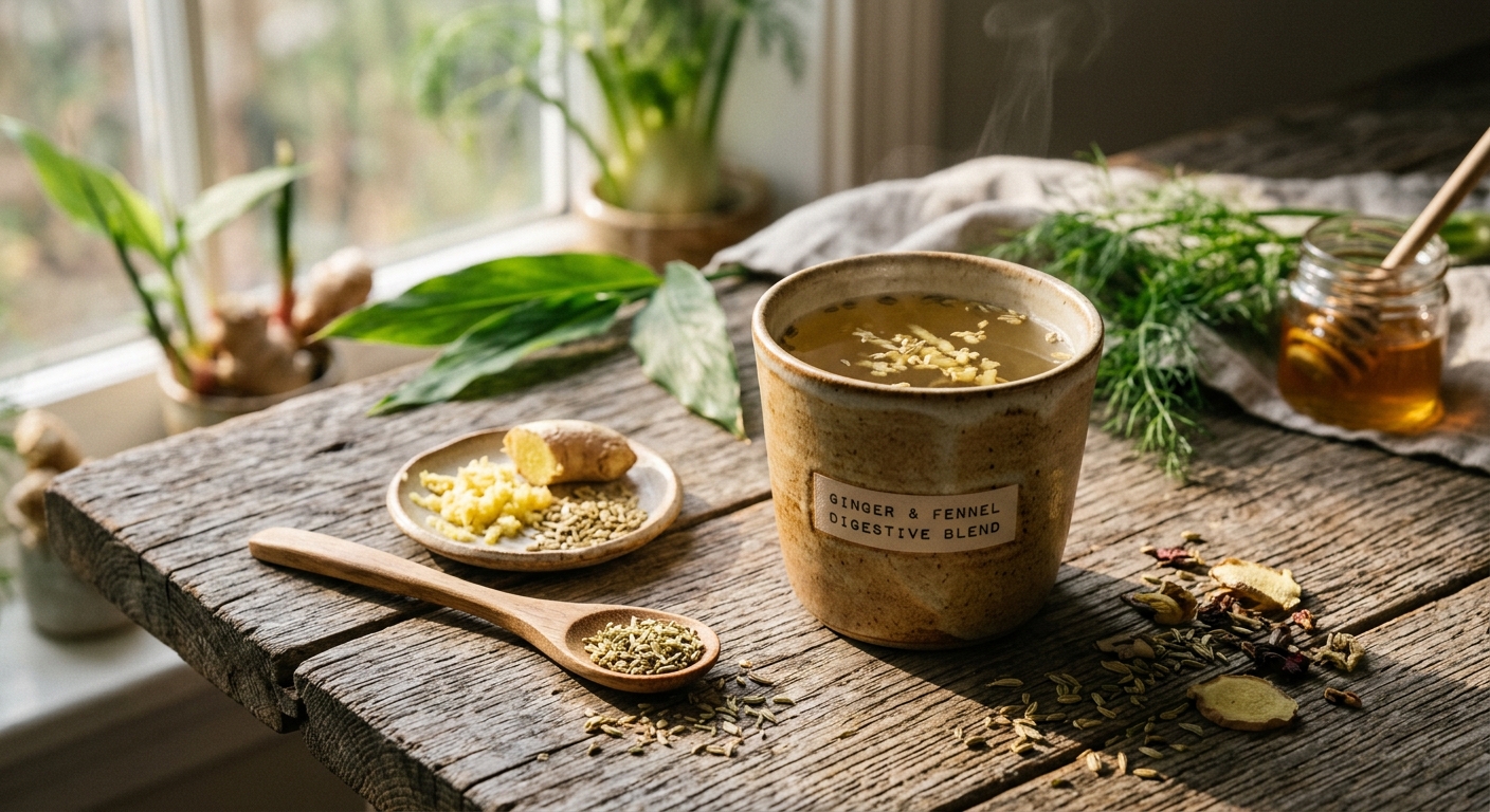 Ginger and Fennel Blend Tea: The Ultimate Digestive Tonic You Can Brew at Home