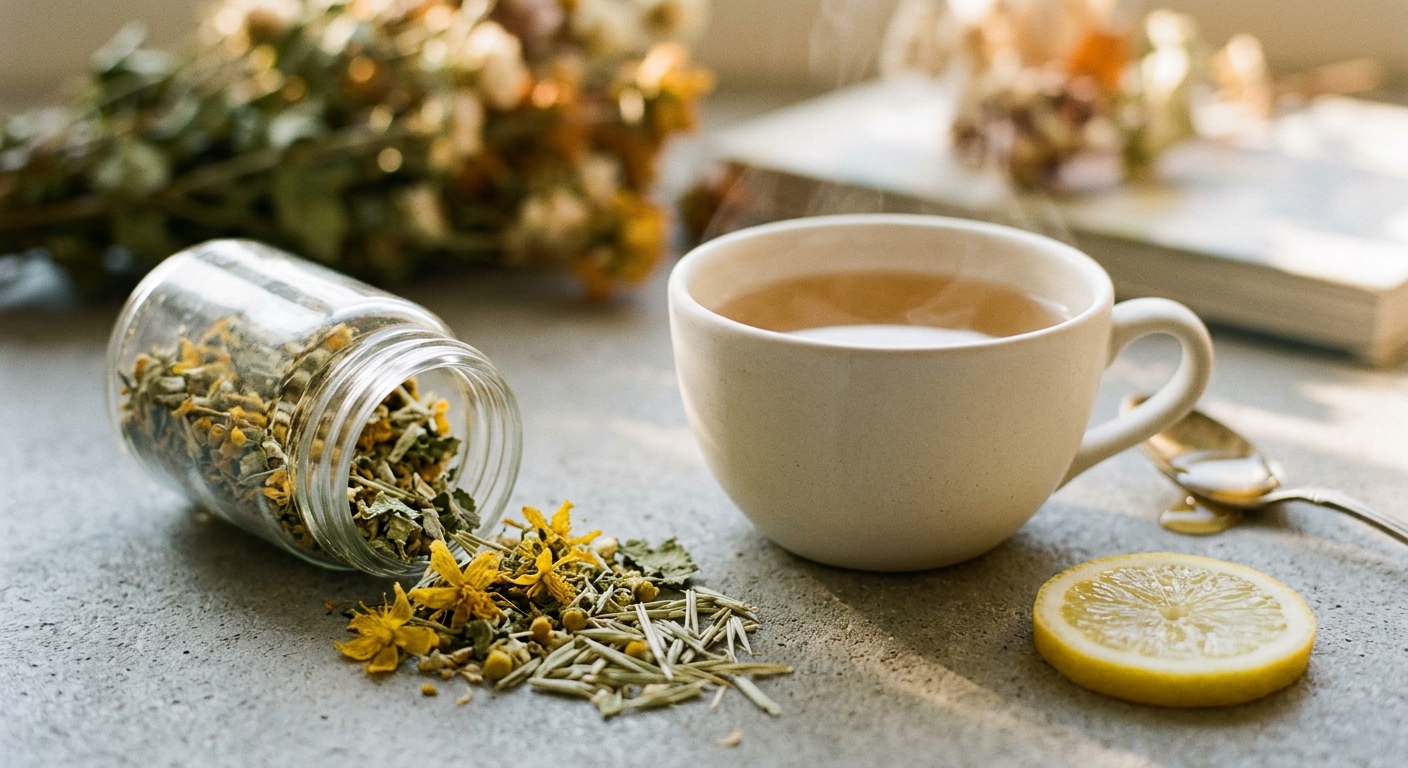 Postpartum Depression Support Tea: A Gentle Herbal Blend for New Mothers