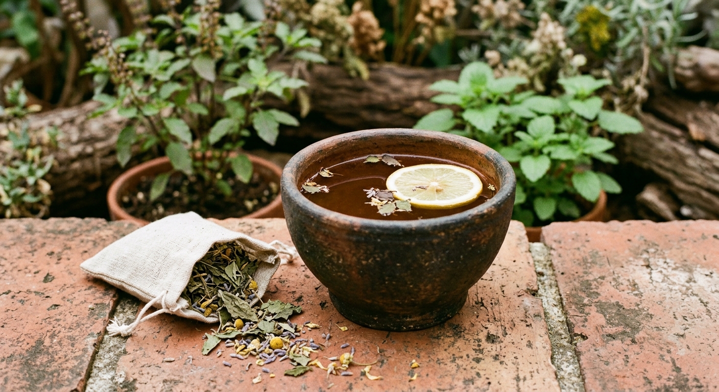 Holy Basil and Lemon Balm Blend Tea: Your Herbal Remedy for Stress and Anxiety