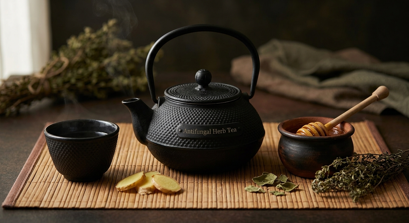 Antifungal Herb Tea: Oregano, Thyme, and Ginger for Natural Fungal Defense