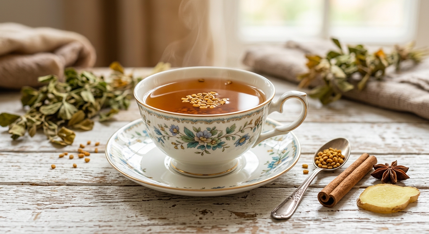 Fenugreek Tea: The Ancient Seed That Supports Hormonal Balance and Lactation