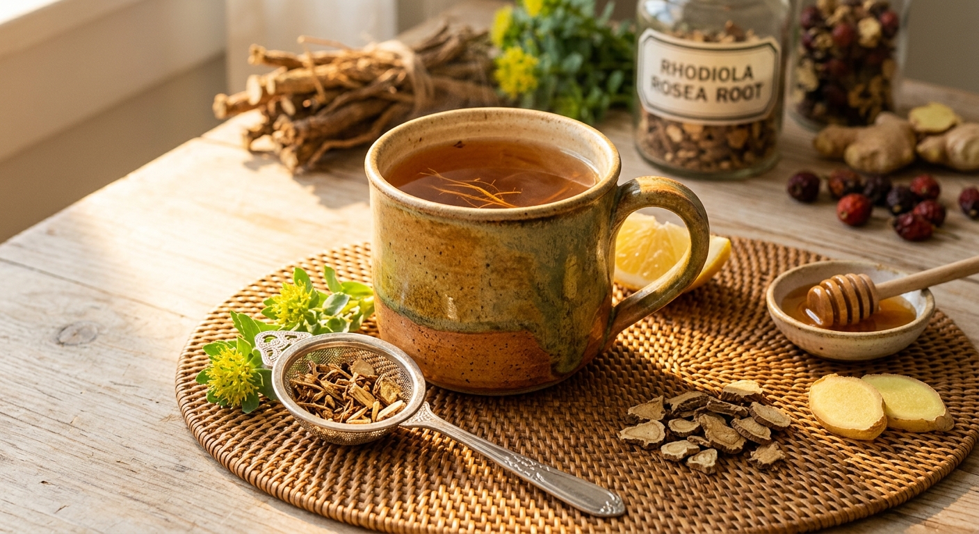 Rhodiola Energy Tea: The Ancient Adaptogen for Focus, Stamina, and Stress-Free Energy