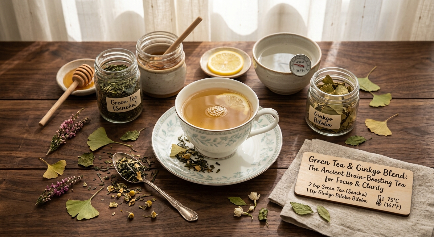 Green Tea and Ginkgo Blend: The Ancient Brain-Boosting Tea for Focus and Clarity