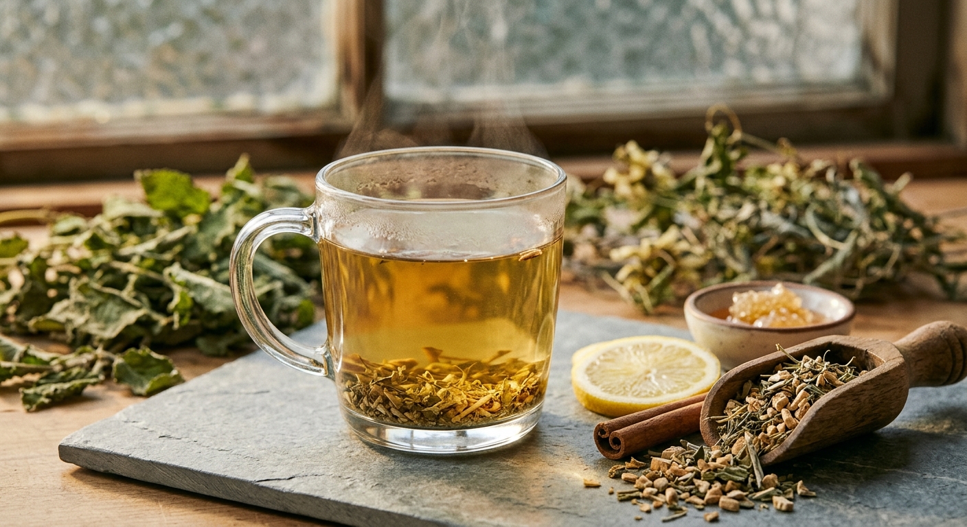 Performance Anxiety Tea: A Calming Blend of Ashwagandha, Lemon Balm, and Passionflower