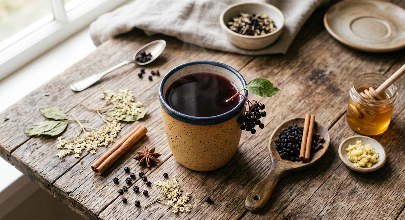 Elderberry Tea: The Ancient Immune-Boosting Brew You Need This Season
