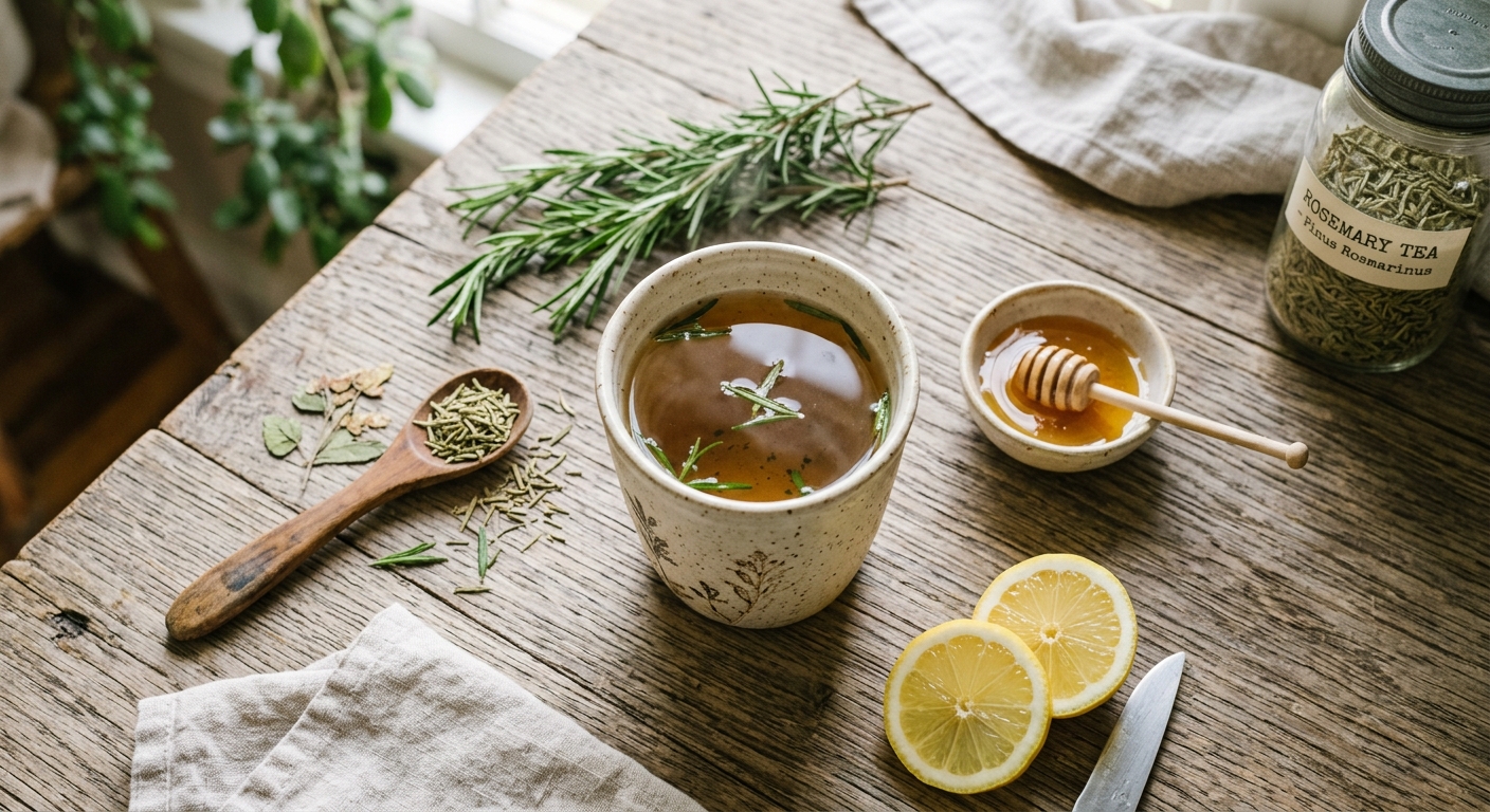 Rosemary Tea: The Ancient Herb That Sharpens the Mind and Soothes Nervous Tension