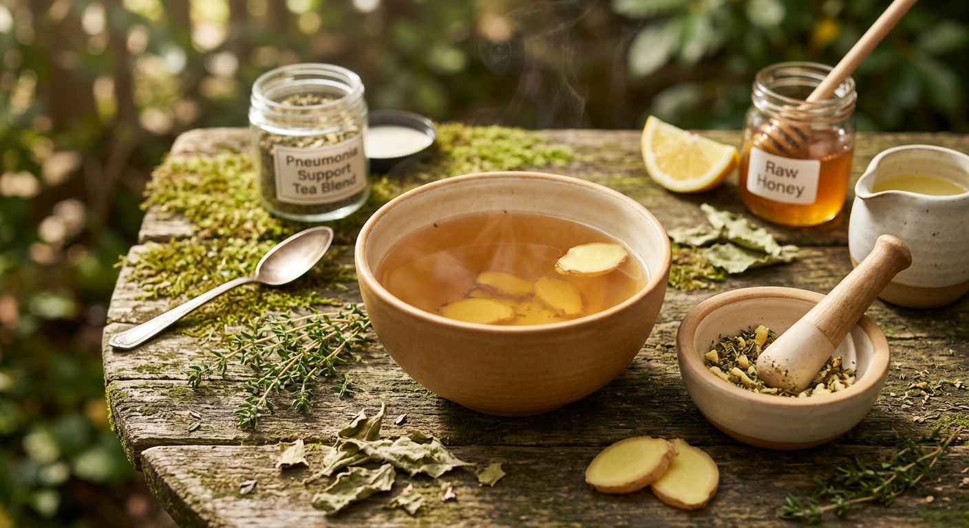 Pneumonia Support Tea: An Herbal Blend to Help Your Lungs Heal