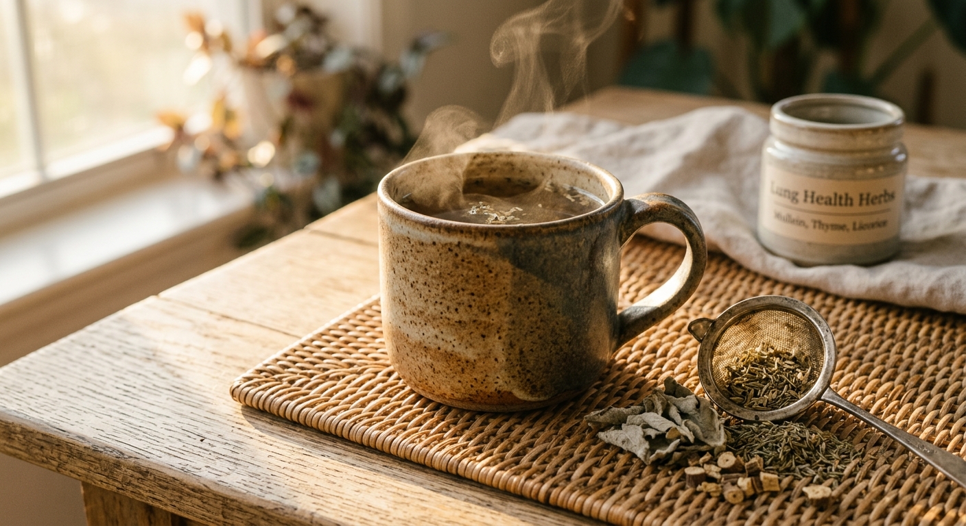 Lung Health Herbal Tea: A Soothing Blend to Support Respiratory Wellness