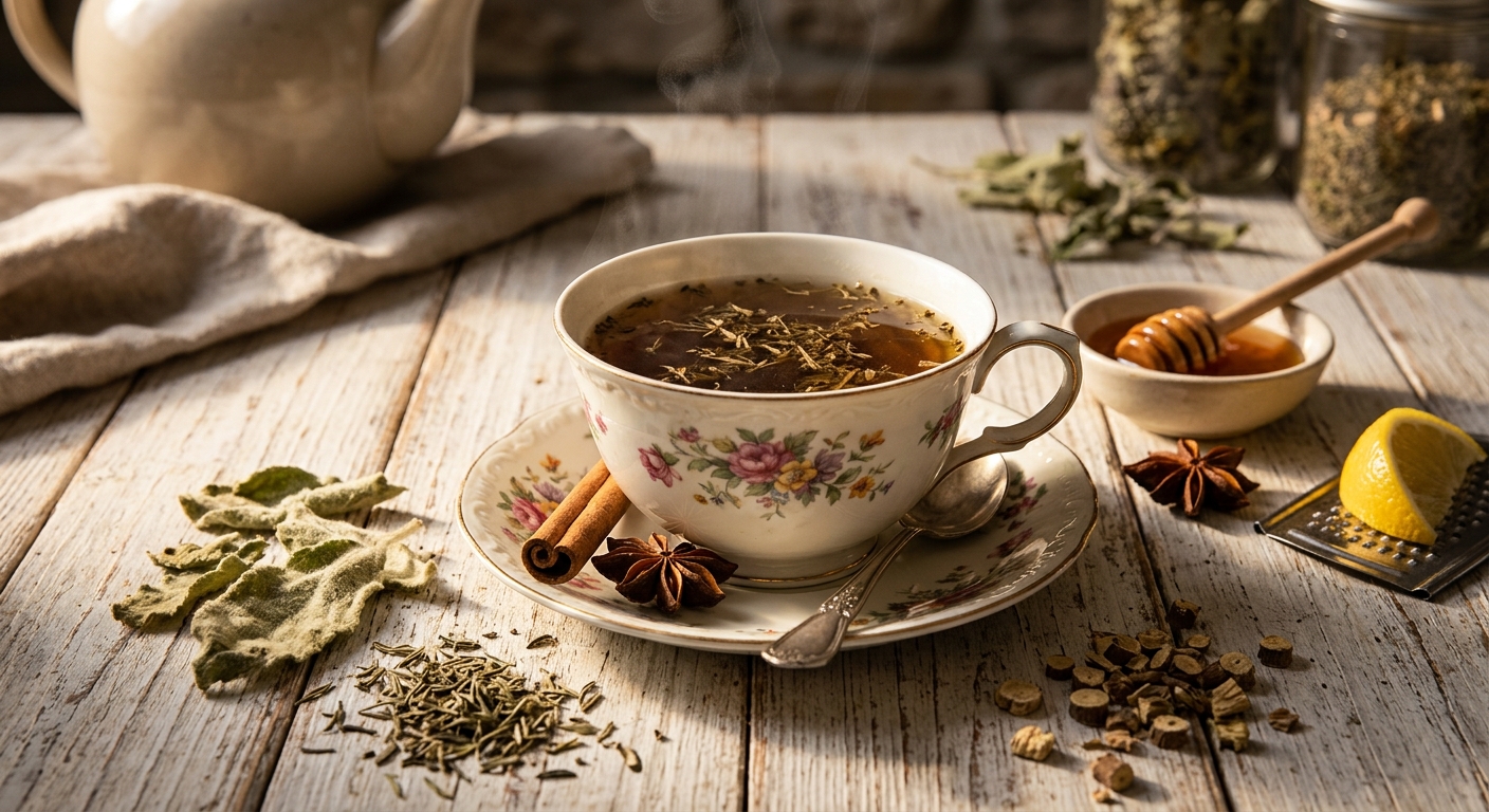 Bronchitis Herbal Tea: The Best Herbs to Soothe Inflamed Airways and Loosen Mucus
