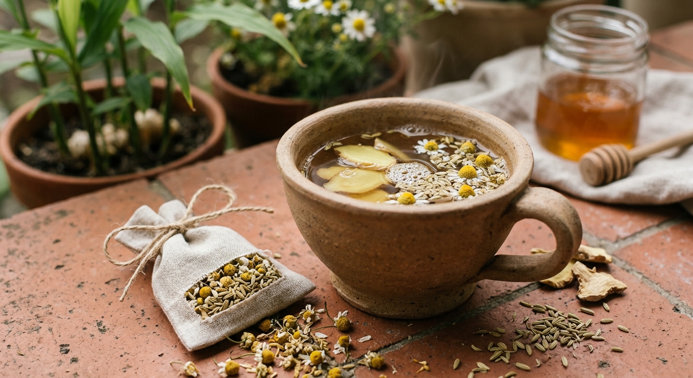 Elderly Digestion Support Tea: A Gentle Herbal Blend for Comfortable, Healthy Digestion