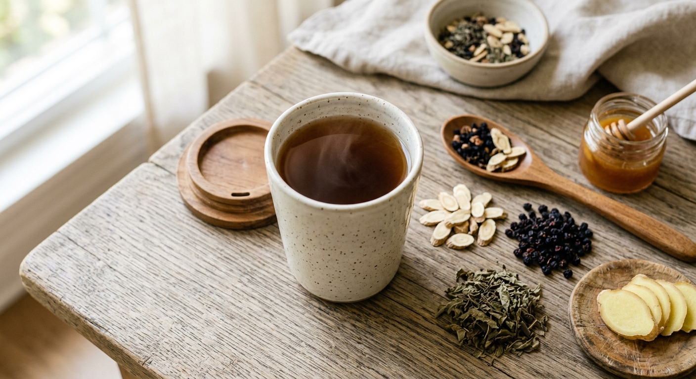 Long Covid Recovery Tea: An Anti-Inflammatory Herbal Blend to Support Post-Viral Healing
