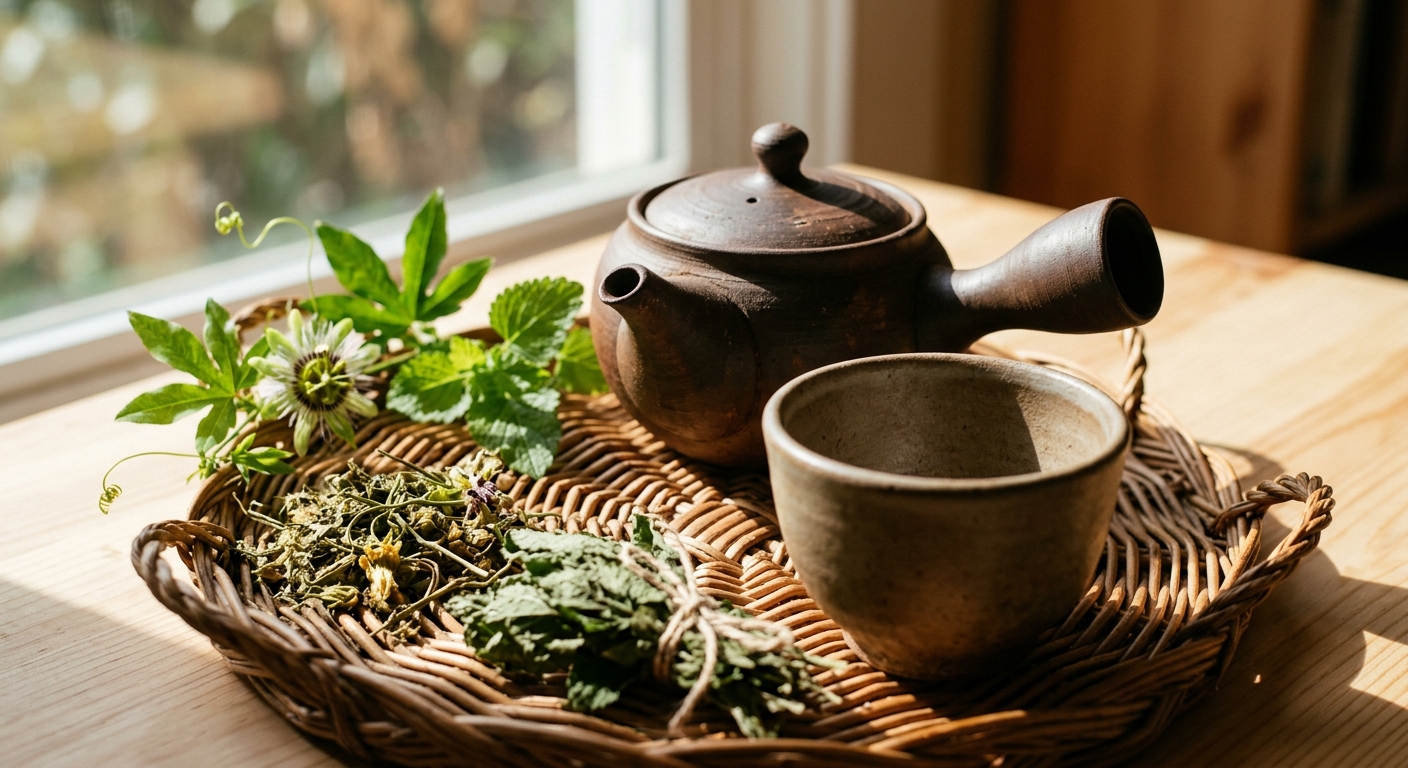 Passionflower and Lemon Balm Blend Tea: The Herbal Duo for Deep, Natural Sleep