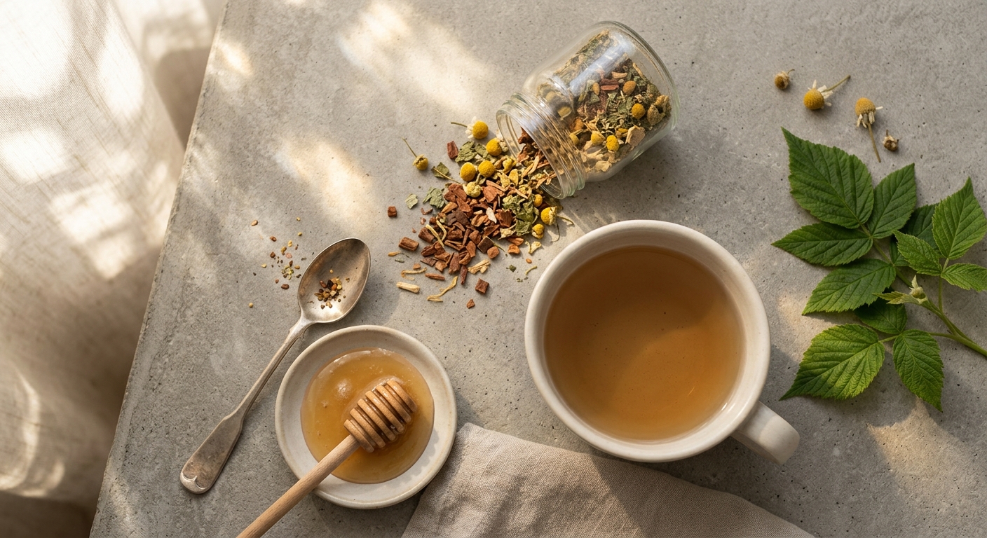 Endometriosis Support Tea: A Soothing Herbal Blend for Hormonal Balance and Pelvic Pain Relief