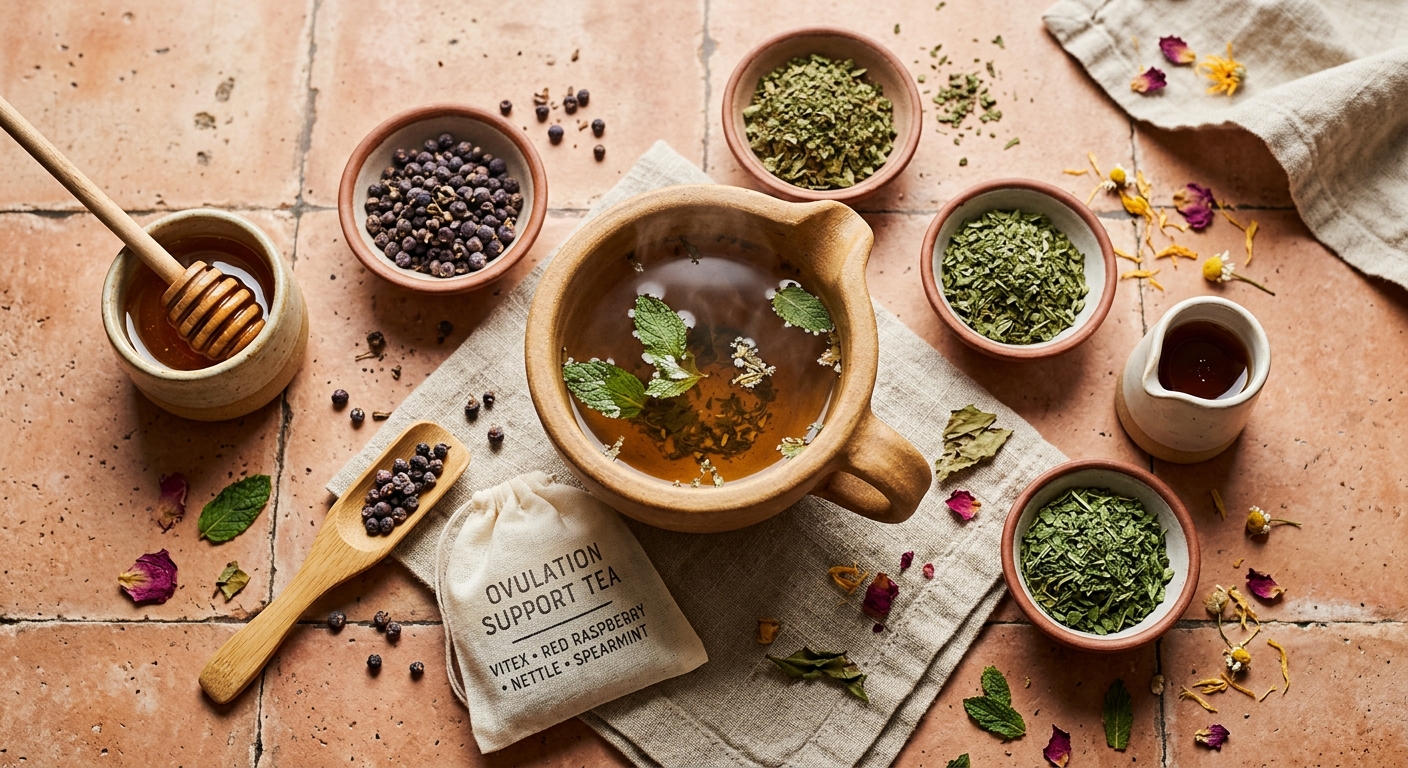 Ovulation Support Tea: A Hormone-Balancing Blend for Cycle Wellness