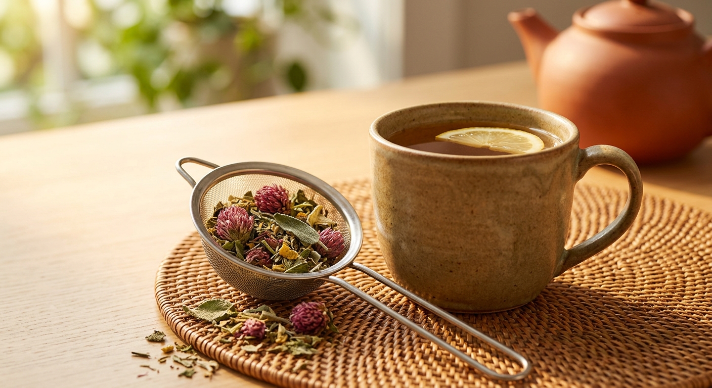 Perimenopause Tea: A Soothing Herbal Blend for Hormonal Balance and Hot Flash Relief