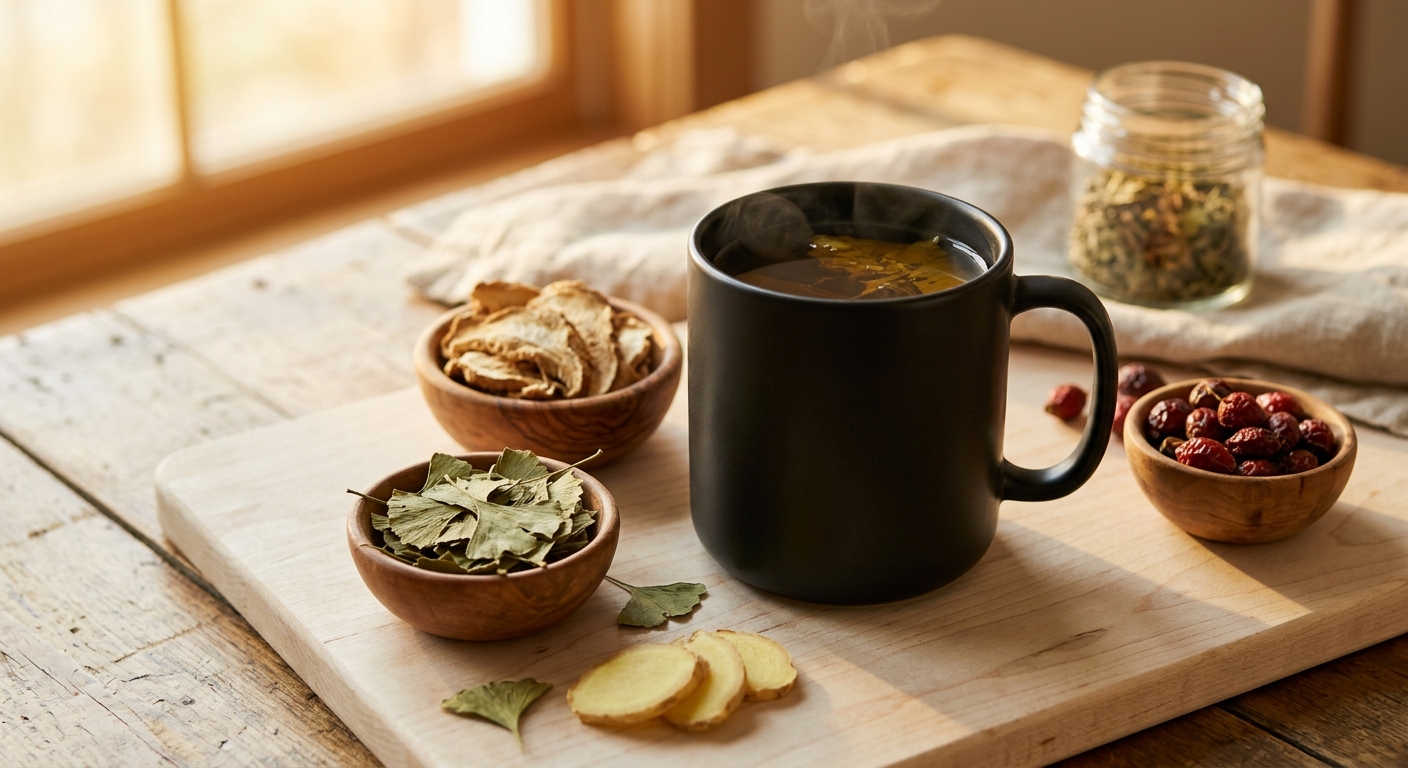 Neurogenesis Supporting Tea: Lion's Mane and Ginkgo Brew for a Sharper, More Focused Mind