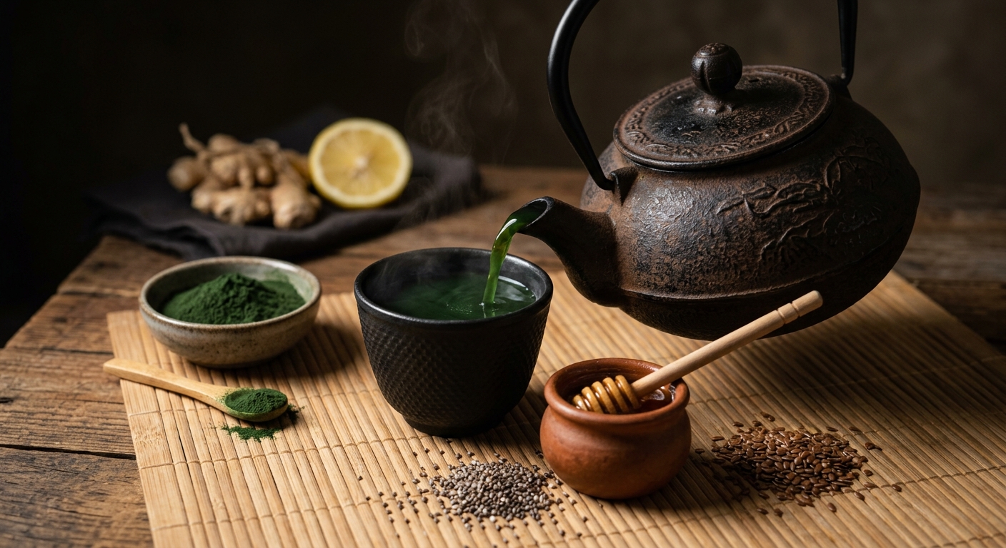 Chlorella Tea: The Ancient Green Algae That Powers Your Focus and Energy
