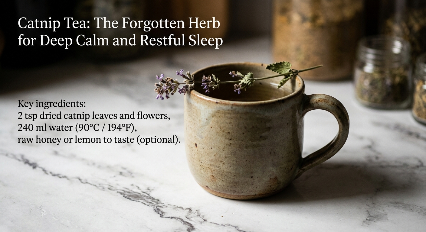 Catnip Tea: The Forgotten Herb for Deep Calm and Restful Sleep