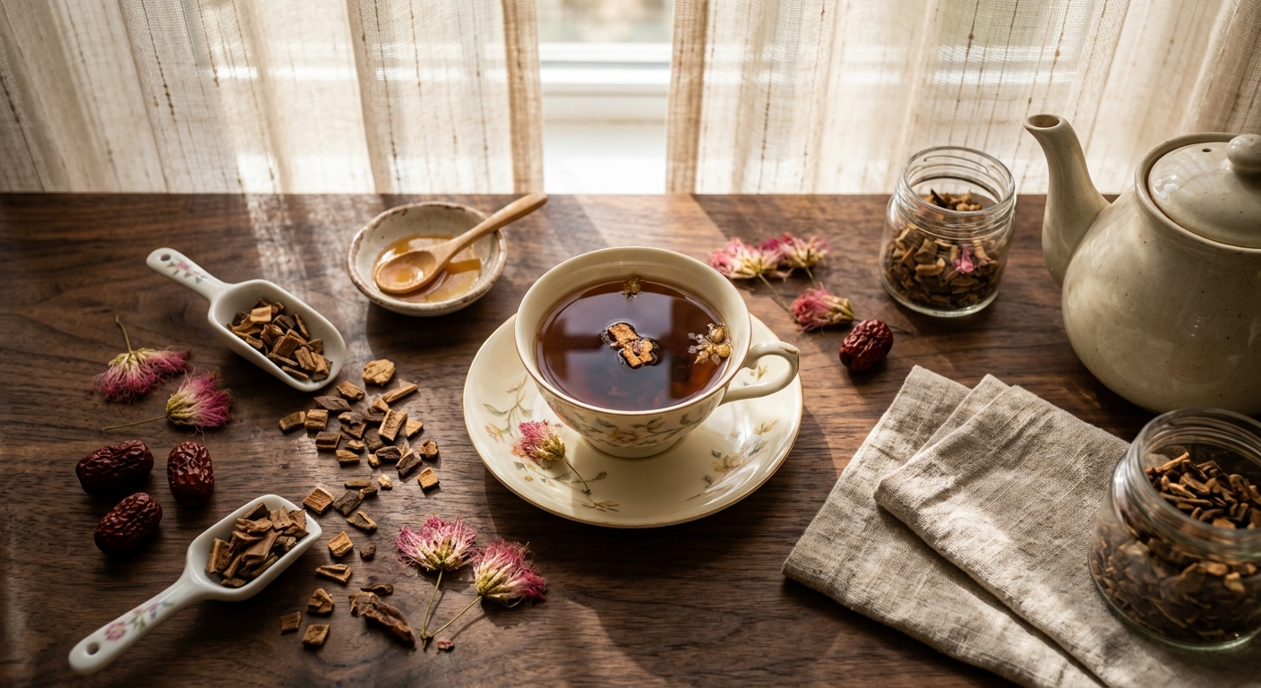 Albizzia Bark Tea: The Ancient Herb for Calm Sleep and Emotional Balance