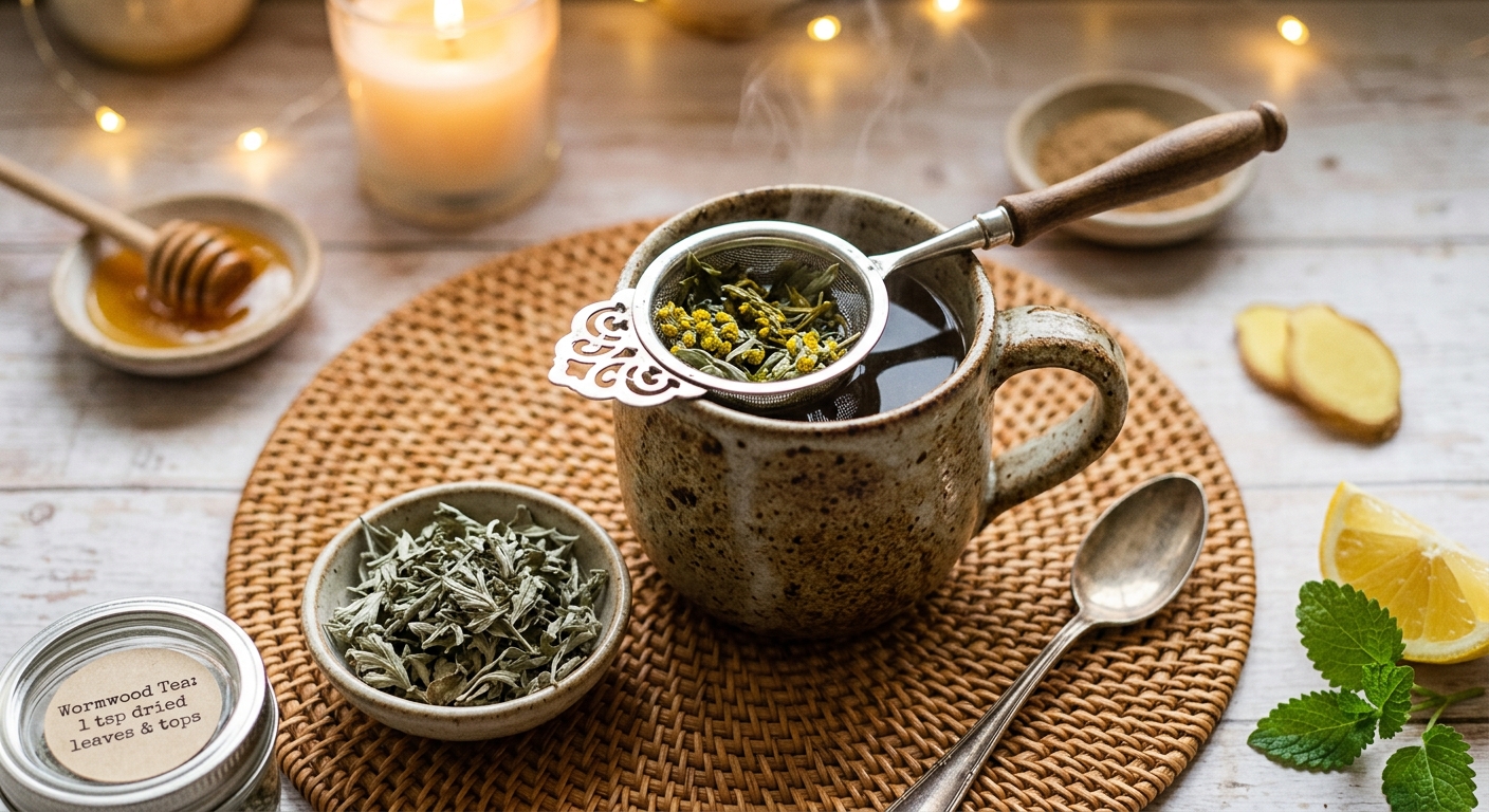 Wormwood Tea: The Ancient Bitter Herb That Resets Your Digestion