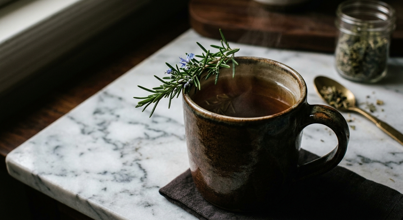 Mental Clarity Herbal Tea: Sharpen Your Focus Naturally with Rosemary, Ginkgo, and Peppermint