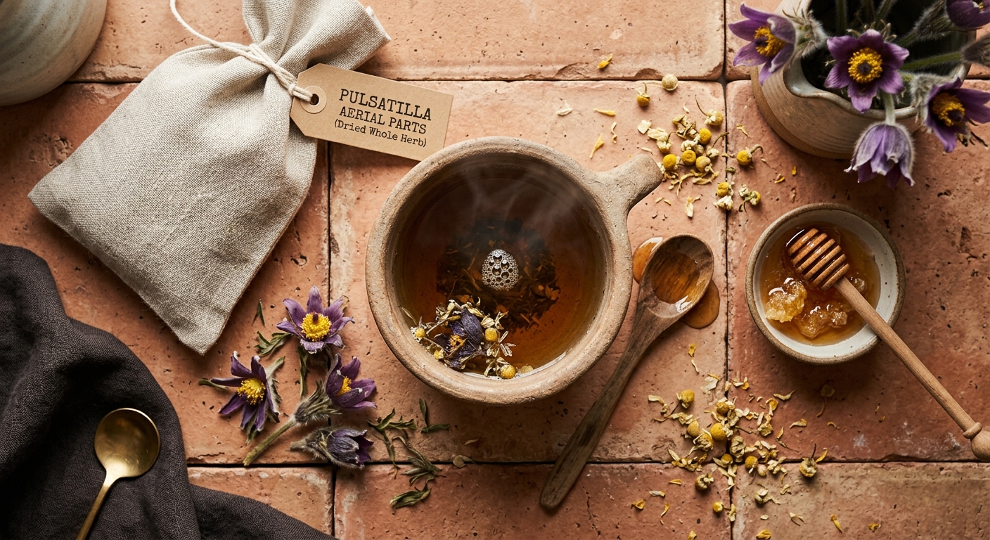 Pulsatilla Tea: The Ancient Windflower Remedy for Deep Calm and Restful Sleep