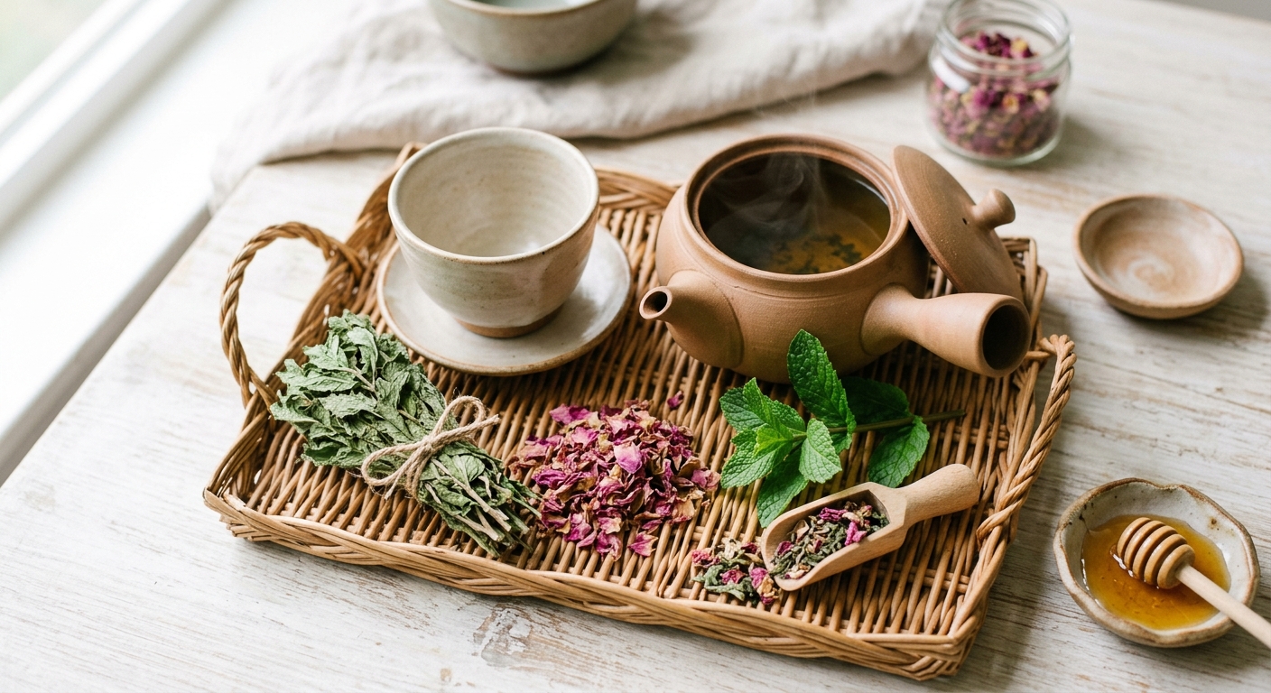 Moroccan Mint and Rose Tea: A Fragrant Blend for Calm and Clarity