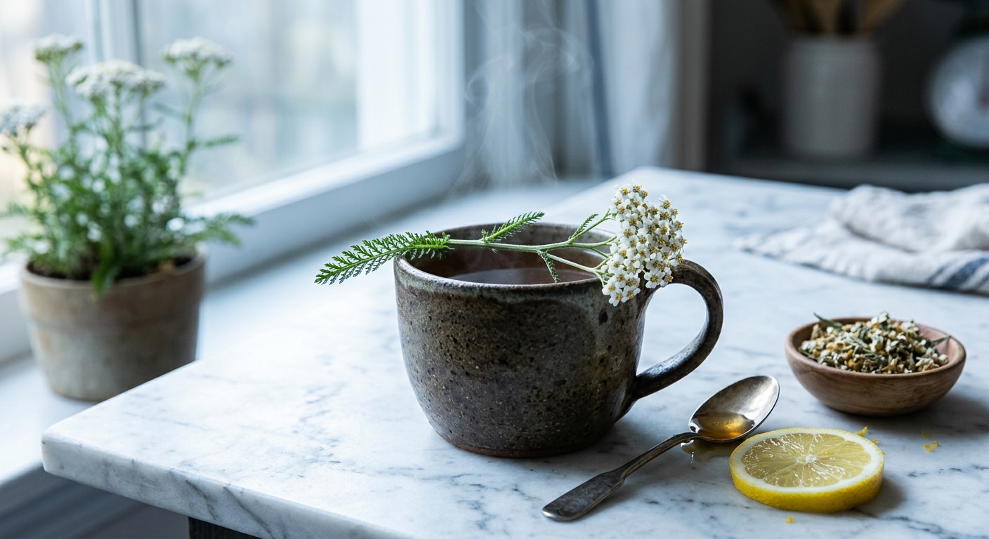 Yarrow Tea: The Ancient Wound Herb That Fights Colds and Fevers