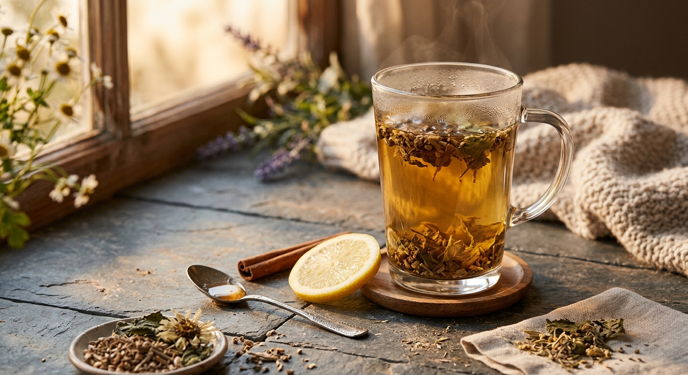 Winding Down Evening Tea: A Soothing Herbal Blend for Deeper, More Restful Sleep