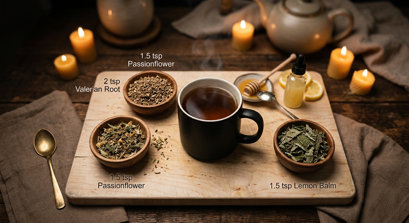 Nighttime Herbal Tea Ritual: The Calming Blend That Prepares Your Body for Deep Sleep