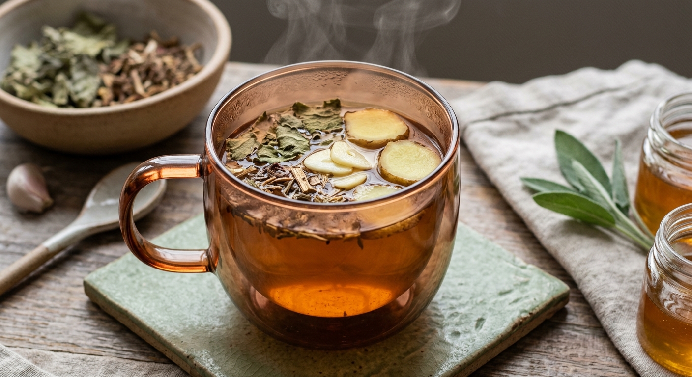 Ear Infection Support Tea: A Warming Herbal Blend to Soothe Inflammation and Boost Immunity