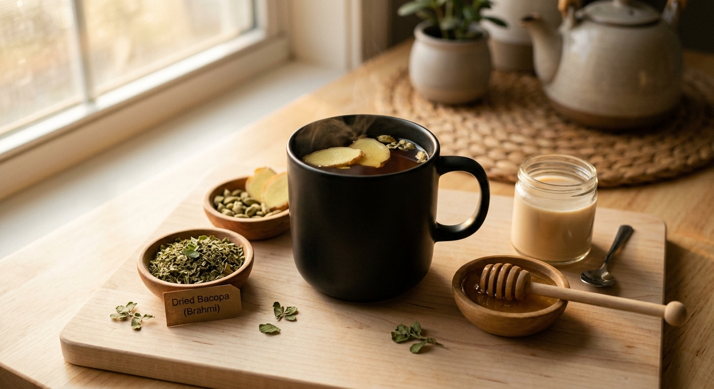 Bacopa Focus Tea: The Ancient Brain Herb That Sharpens Memory and Clears Mental Fog
