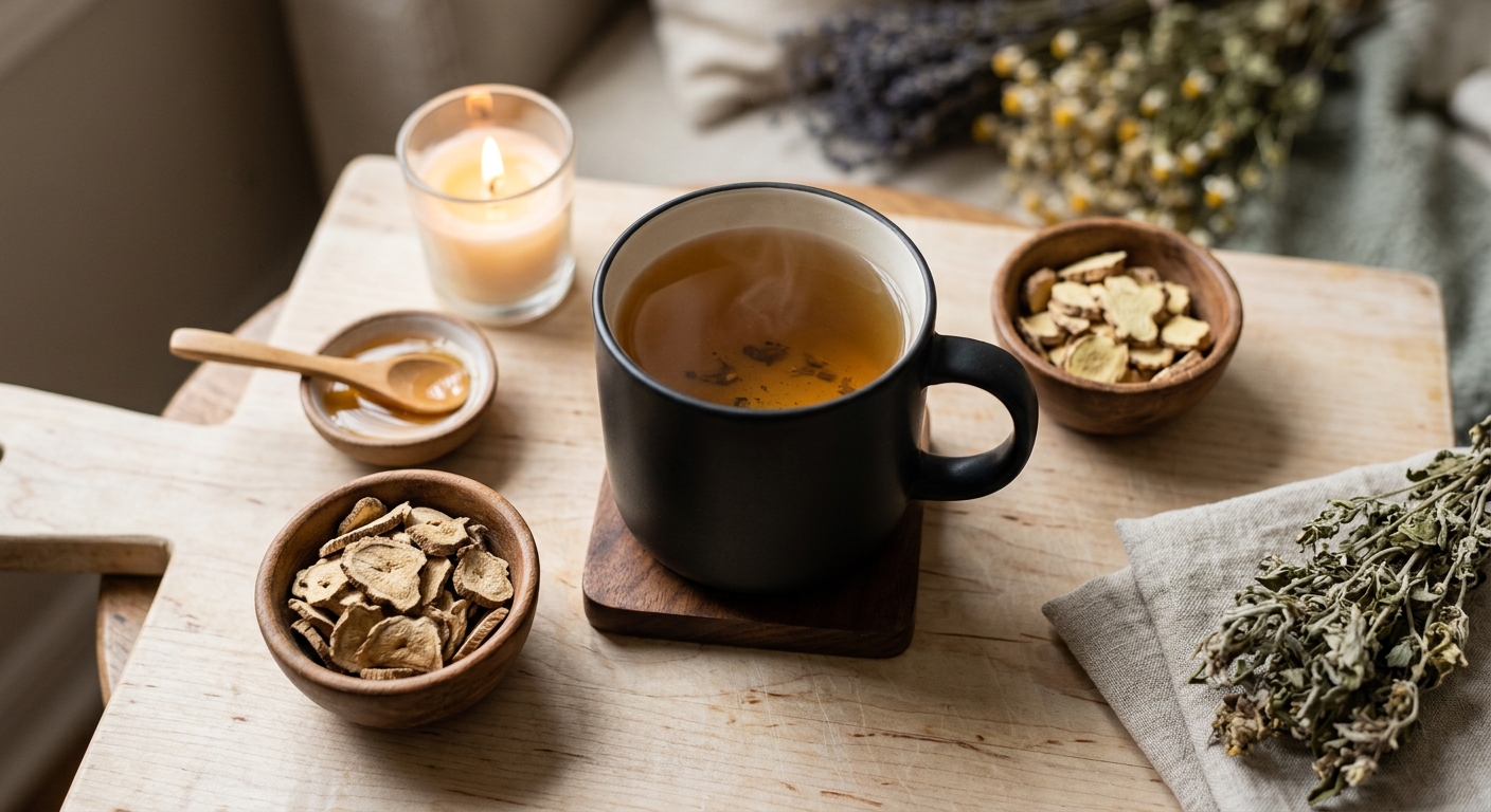 Corydalis Tea: The Ancient Pain-Relieving Root for Deep Relaxation and Restful Sleep