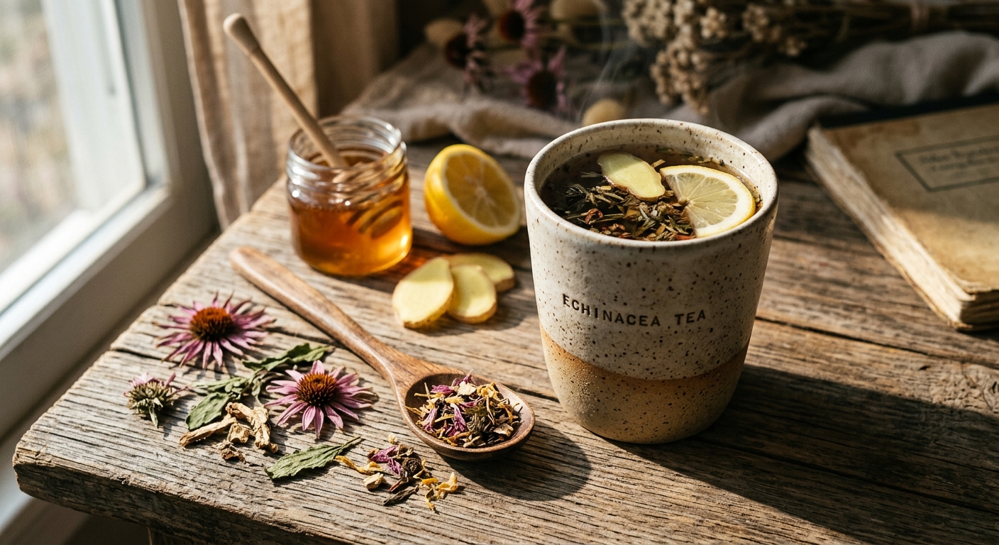 Echinacea Tea: Your Herbal Shield Against Colds and Immune Decline