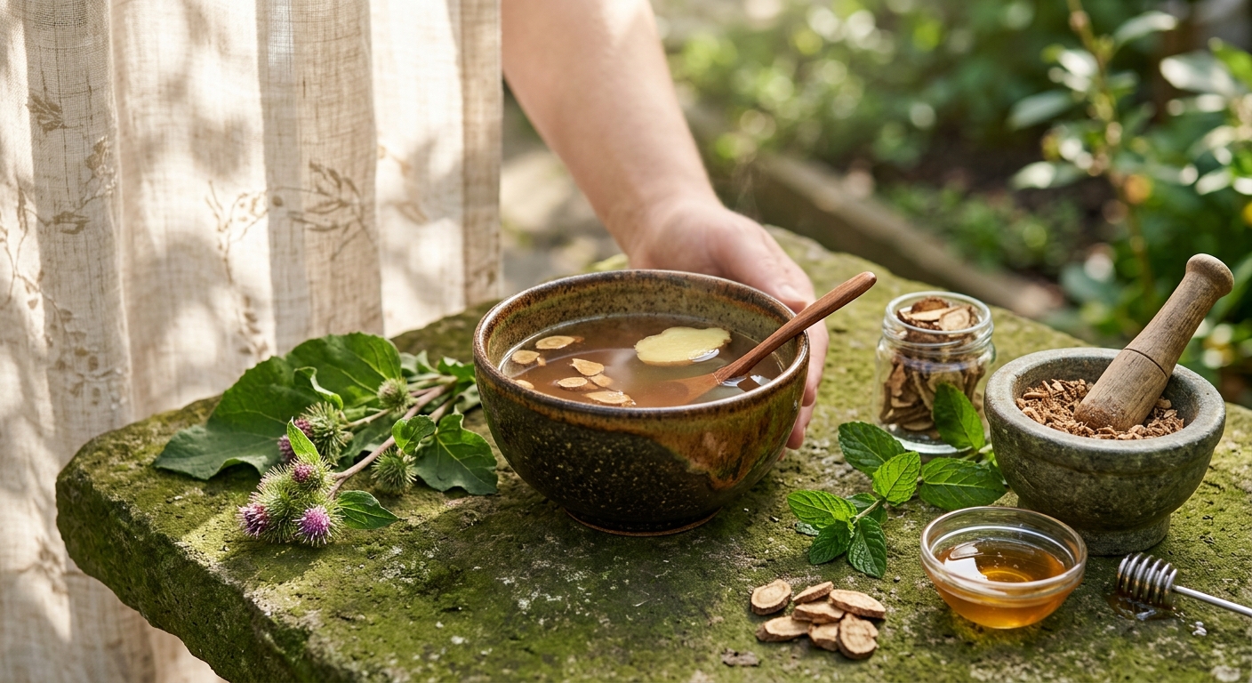 Burdock Root Tea: The Ancient Detox Brew for Gut Health and Glowing Skin