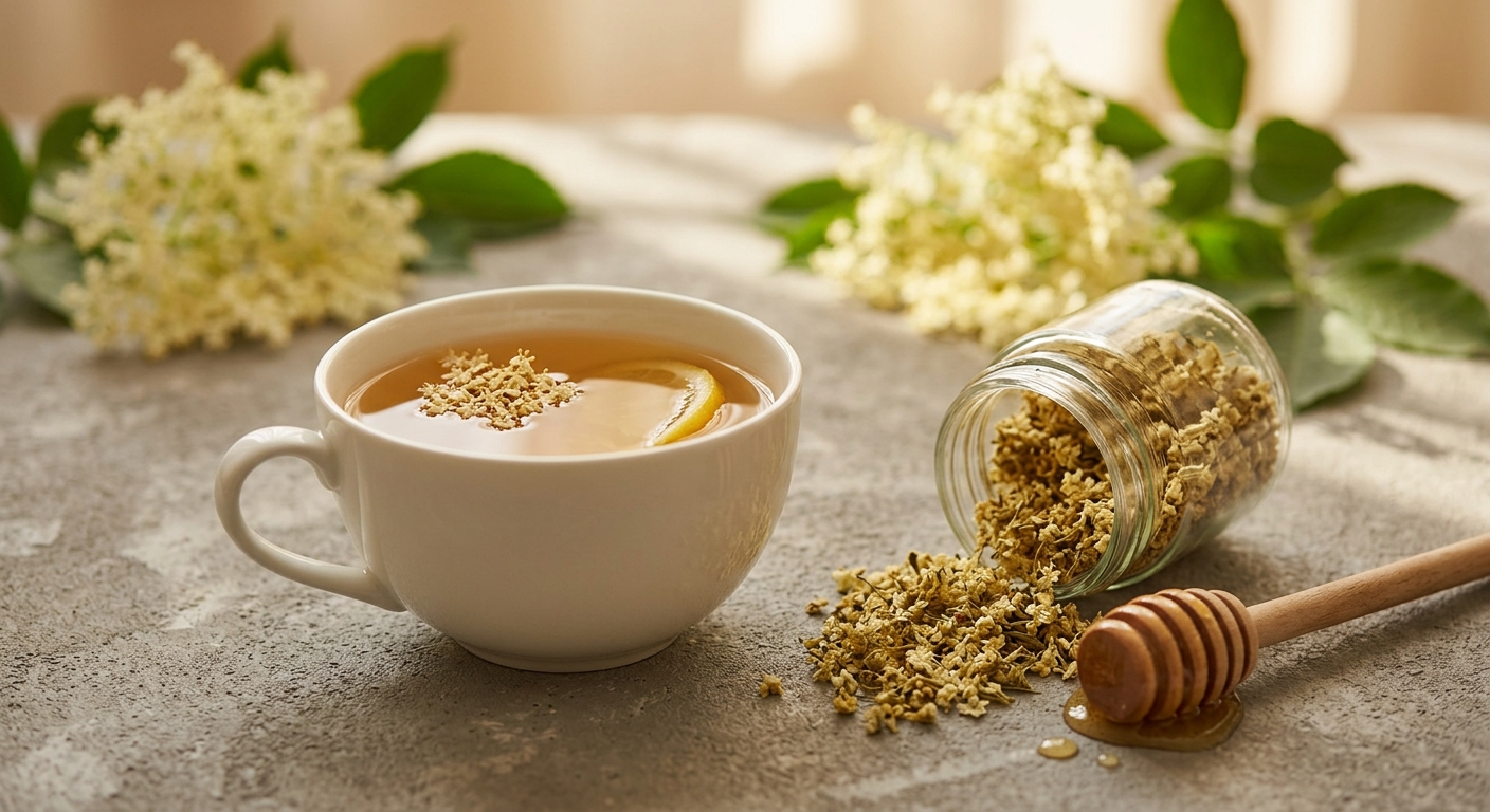 Elderflower Cold Tea: The Ancient Remedy for Immunity and Seasonal Wellness
