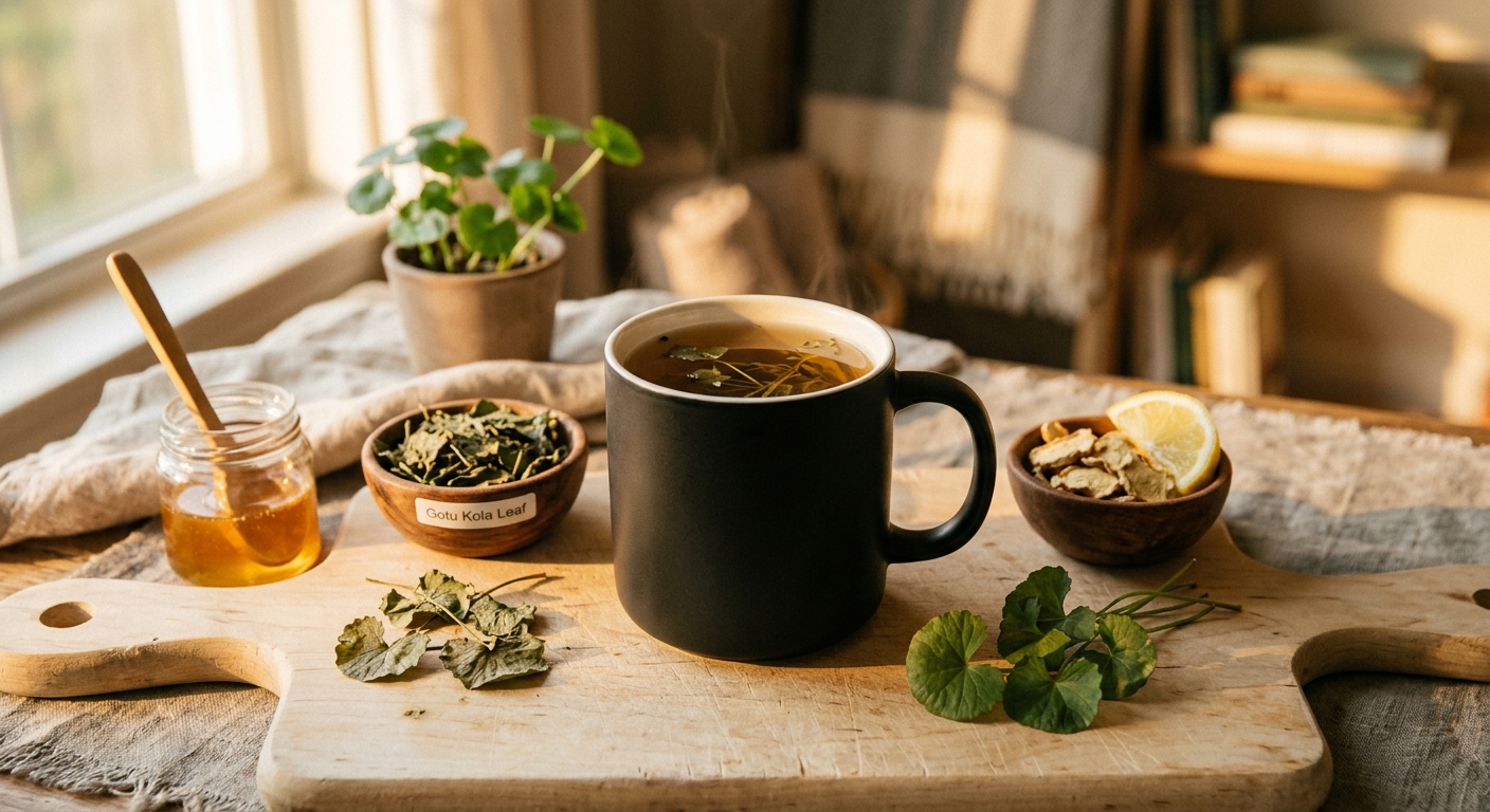 Gotu Kola Focus Tea: The Ancient Herb for Clarity, Memory, and Calm Energy