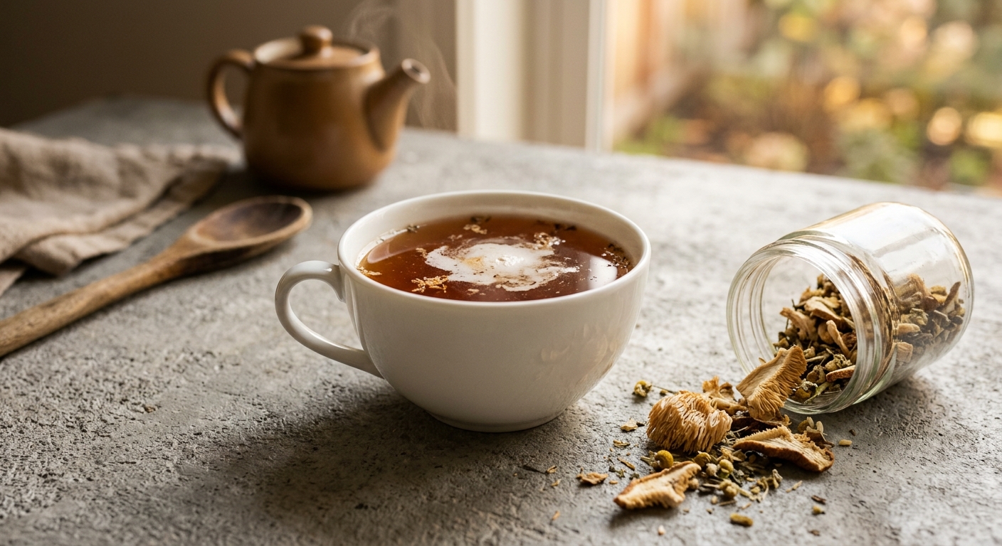 Lion's Mane Mushroom Tea: The Ancient Brain Tonic for Focus and Calm
