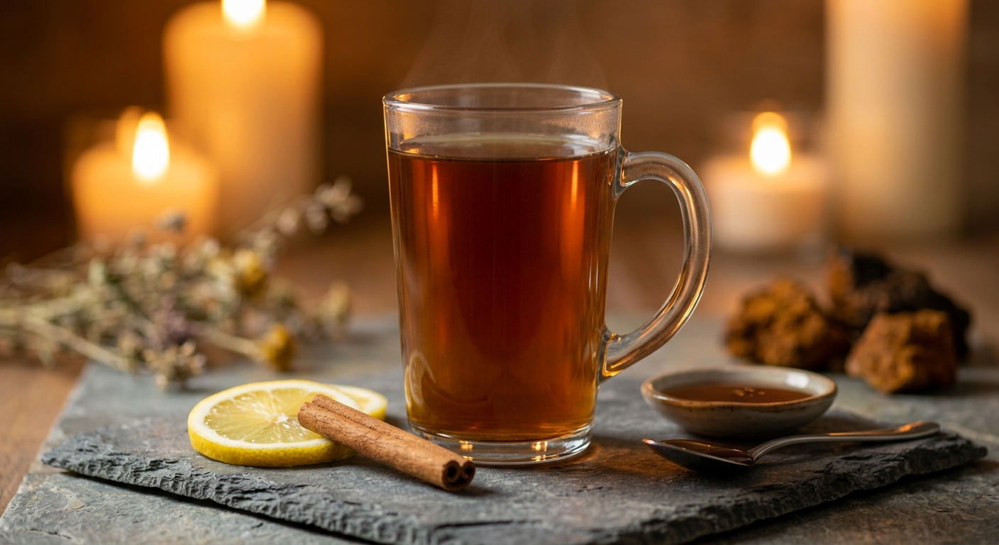 Chaga Immune Tea: The Ancient Forest Mushroom That Fortifies Your Defenses