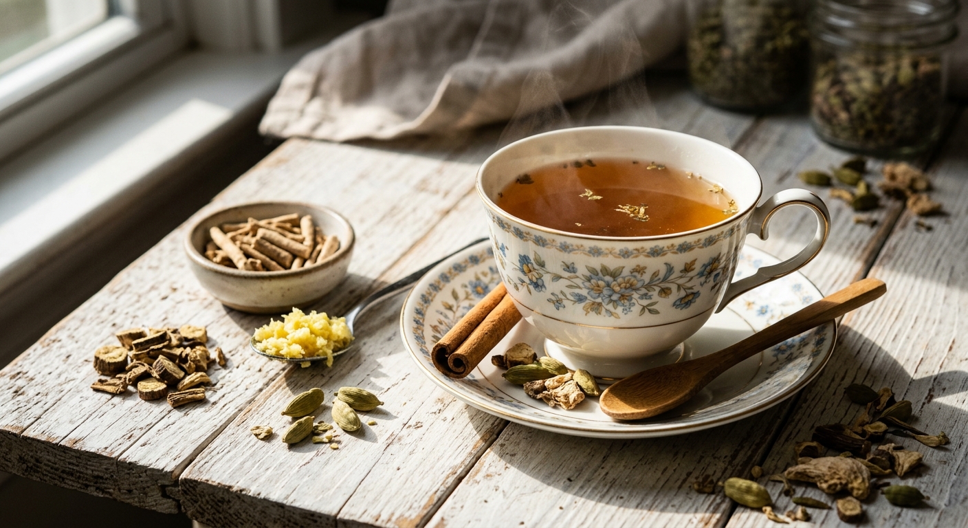 Ayurvedic Vata-Balancing Tea: A Warming Blend to Calm the Nervous System